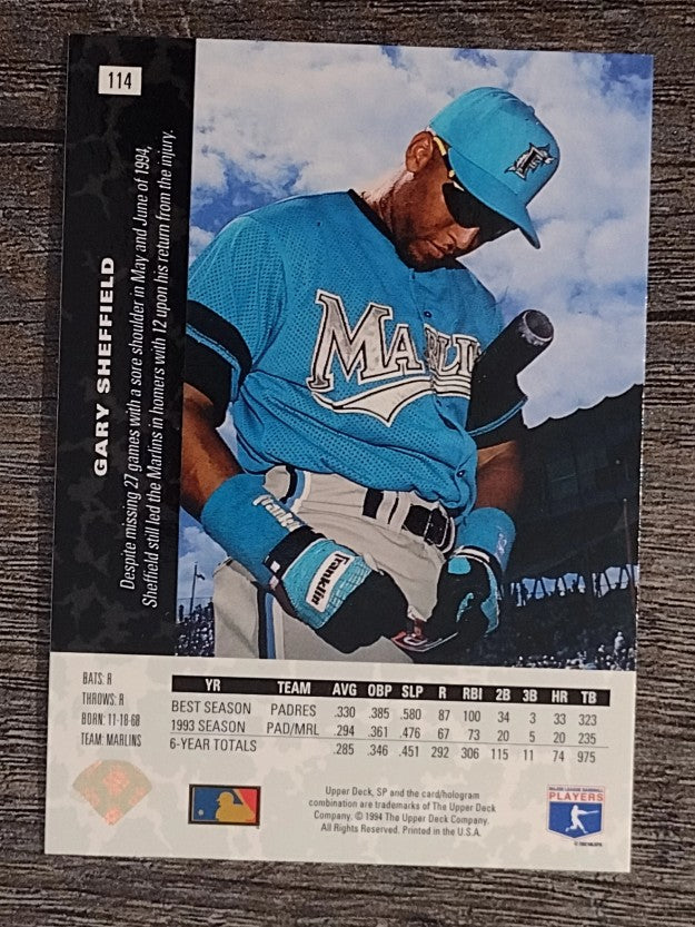 1994 SP #114 Gary Sheffield