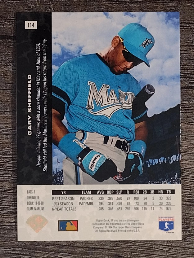 1994 SP #114 Gary Sheffield
