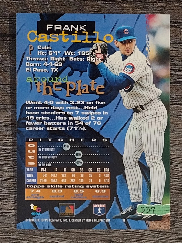 1994 Stadium Club #337 Frank Castillo