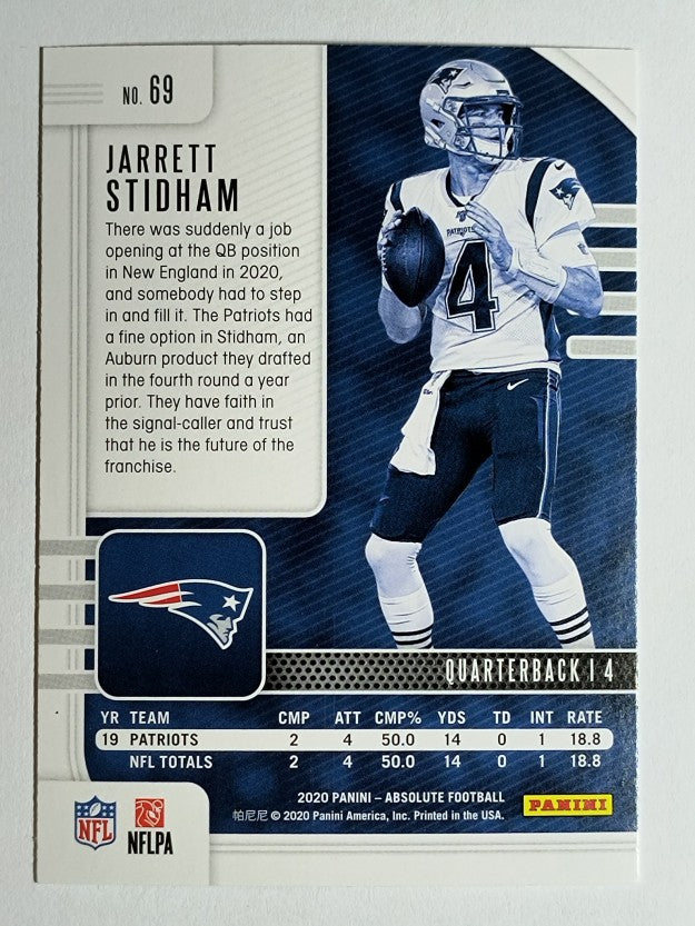 2020 Absolute Red #69 Jarrett Stidham