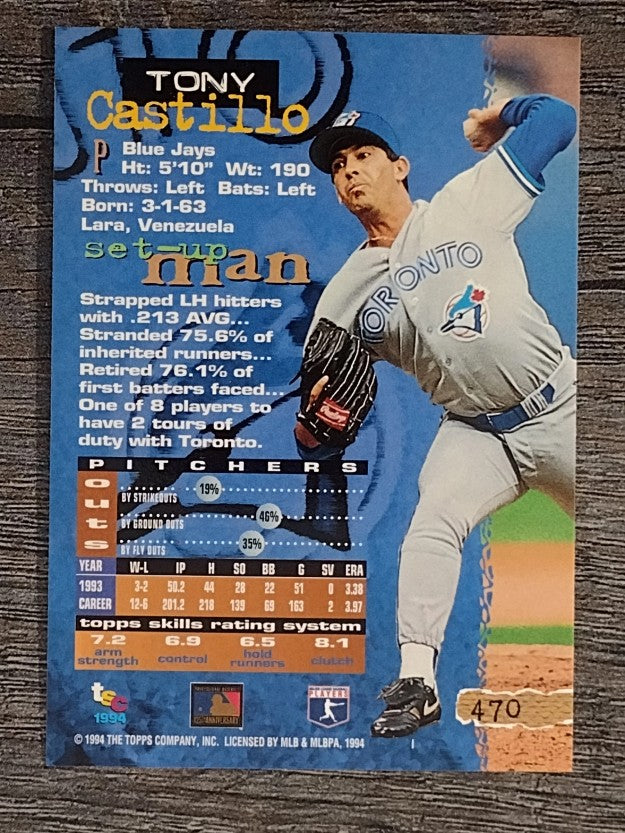 1994 Stadium Club #470 Tony Castillo