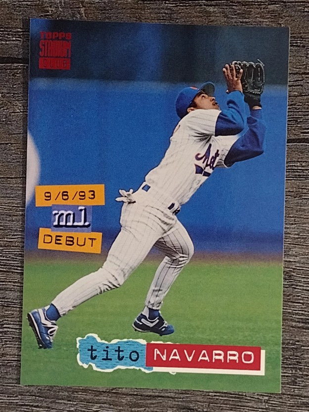 1994 Stadium Club #473 Tito Navarro