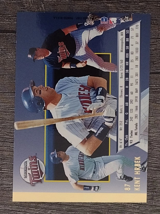 1994 Ultra #87 Kent Hrbek