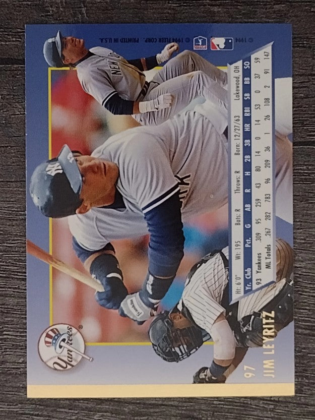 1994 Ultra #97 Jim Leyritz