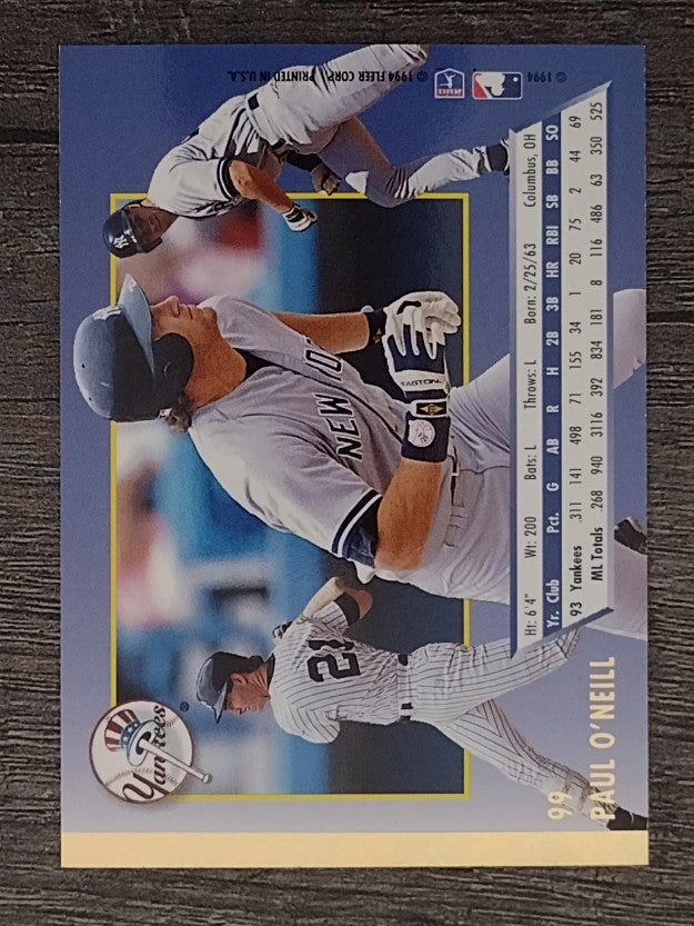 1994 Ultra #99 Paul O'Neill