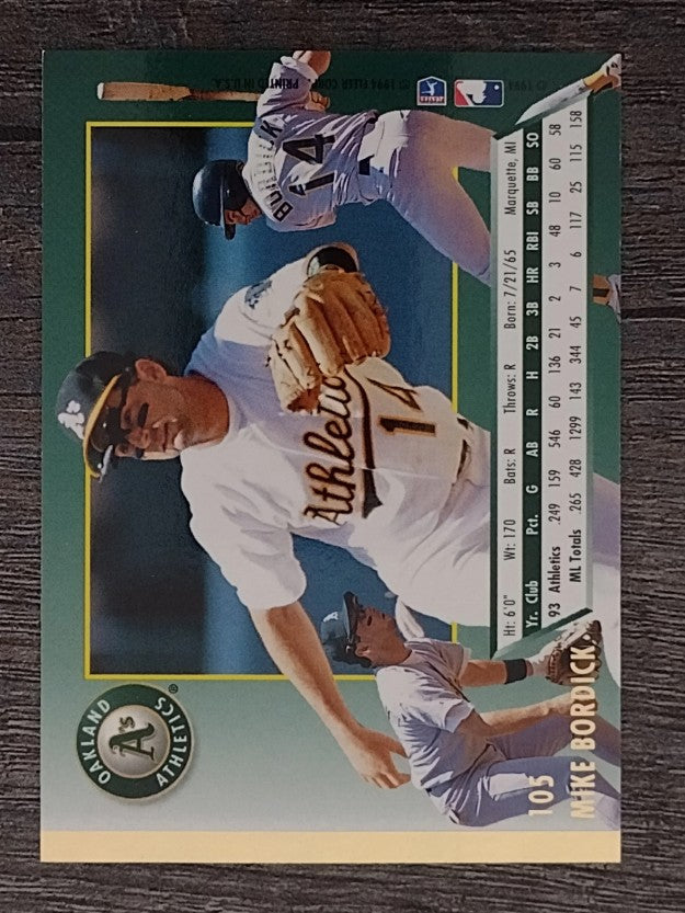 1994 Ultra #105 Mike Bordick