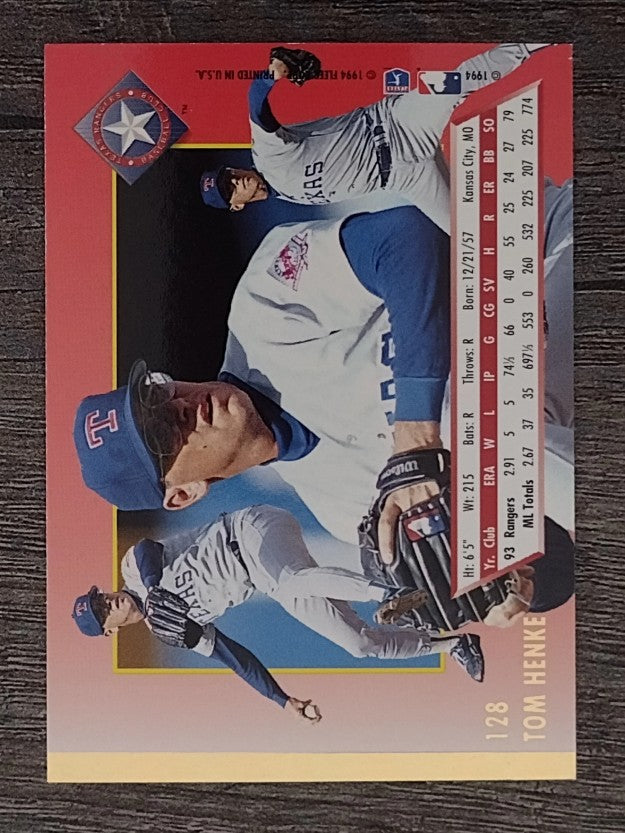 1994 Ultra #128 Tom Henke