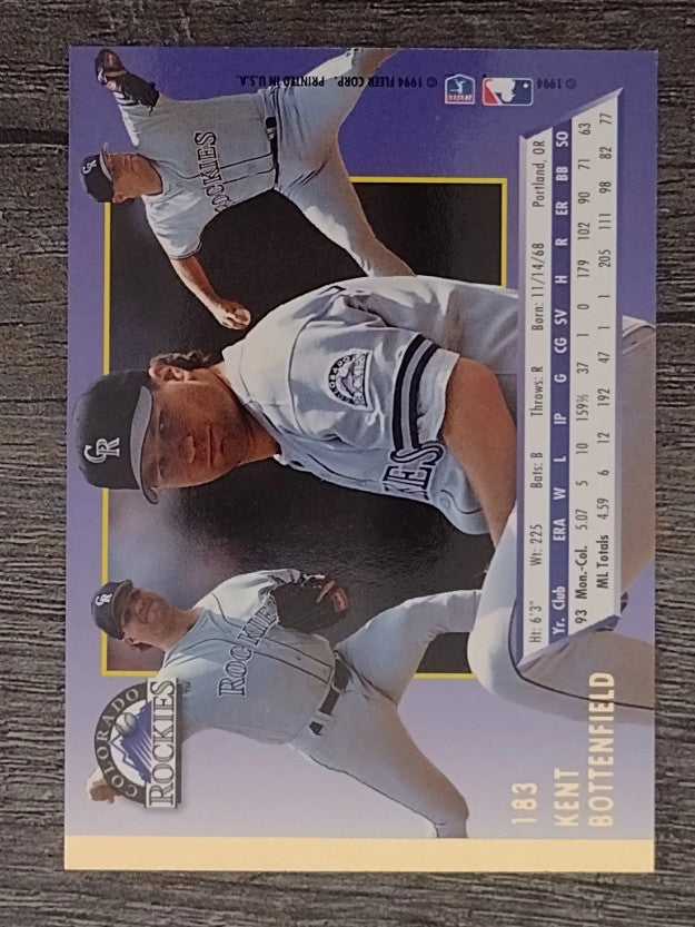 1994 Ultra #183 Kent Bottenfield