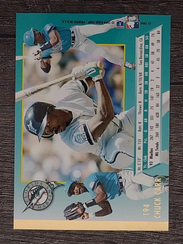 1994 Ultra #194 Chuck Carr