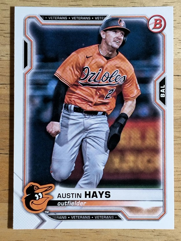 2021 Bowman #50 Austin Hays