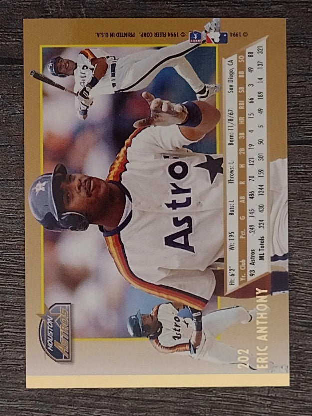 1994 Ultra #202 Eric Anthony