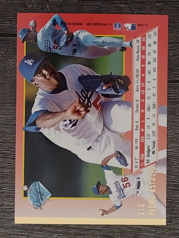 1994 Ultra #212 Pedro Astacio