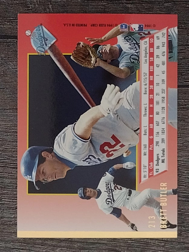1994 Ultra #213 Brett Butler