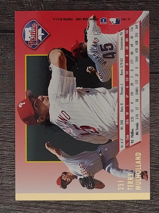 1994 Ultra #251 Terry Mulholland