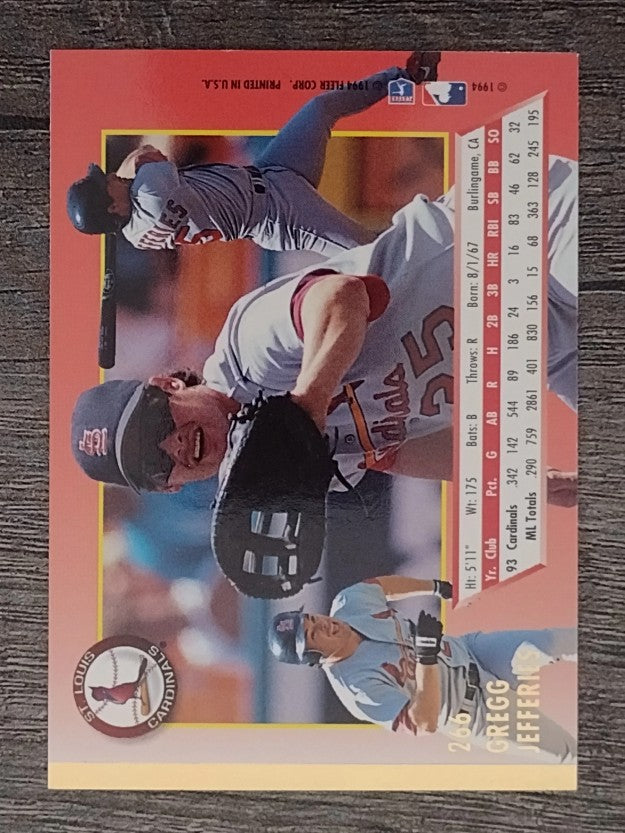 1994 Ultra #266 Gregg Jefferies