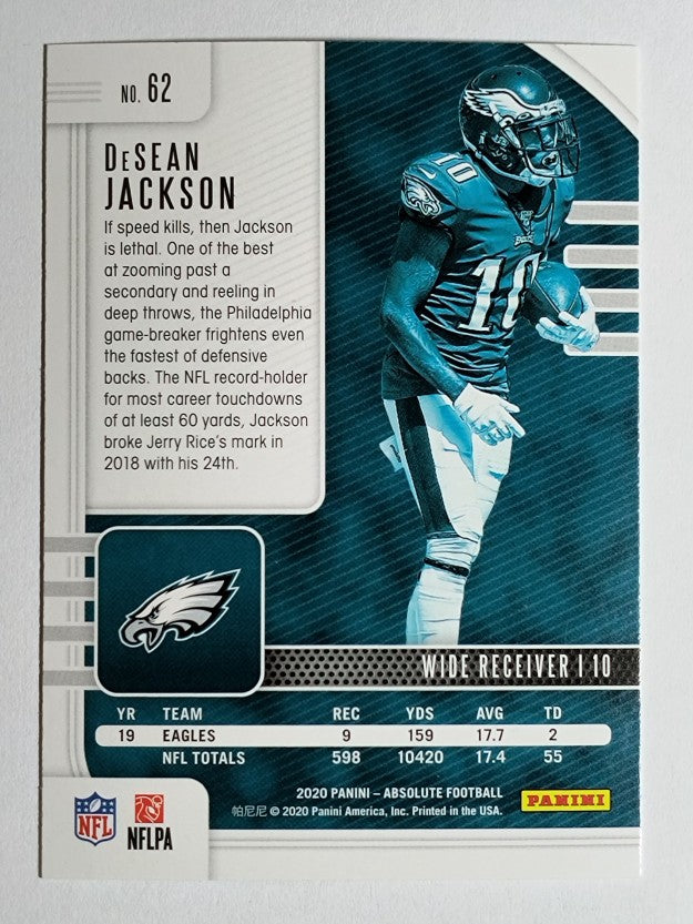 2020 Absolute Red #62 DeSean Jackson