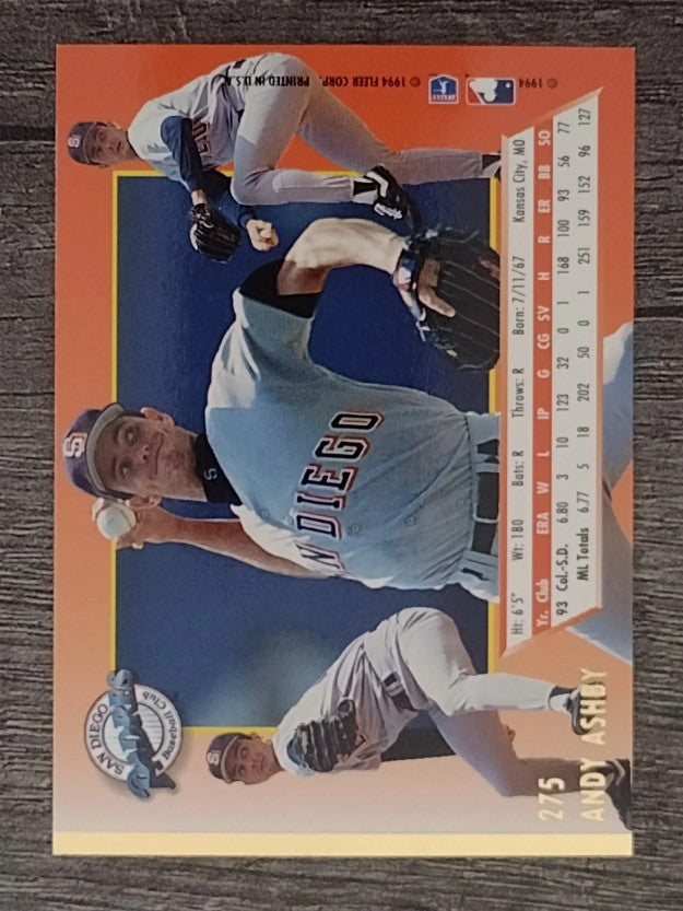 1994 Ultra #275 Andy Ashby