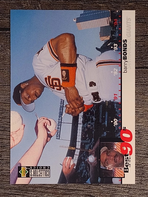 1995 Collector's Choice #60 Barry Bonds B90