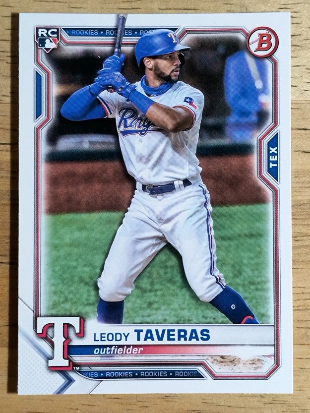 2021 Bowman #18 Leody Taveras RC