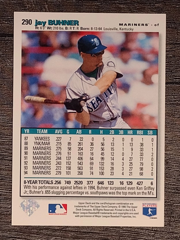 1995 Collector's Choice #290 Jay Buhner
