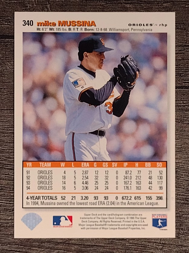 1995 Collector's Choice #340 Mike Mussina