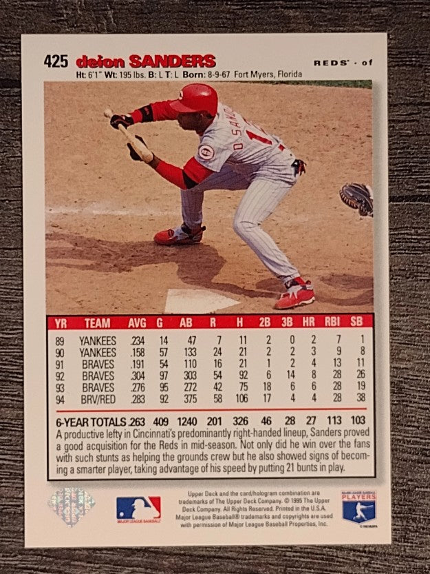1995 Collector's Choice #425 Deion Sanders