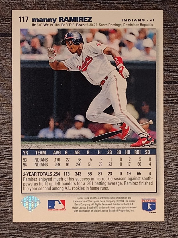 1995 Collector's Choice SE #117 Manny Ramirez