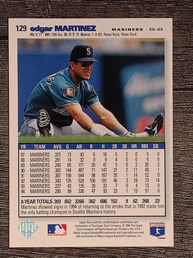1995 Collector's Choice SE #129 Edgar Martinez