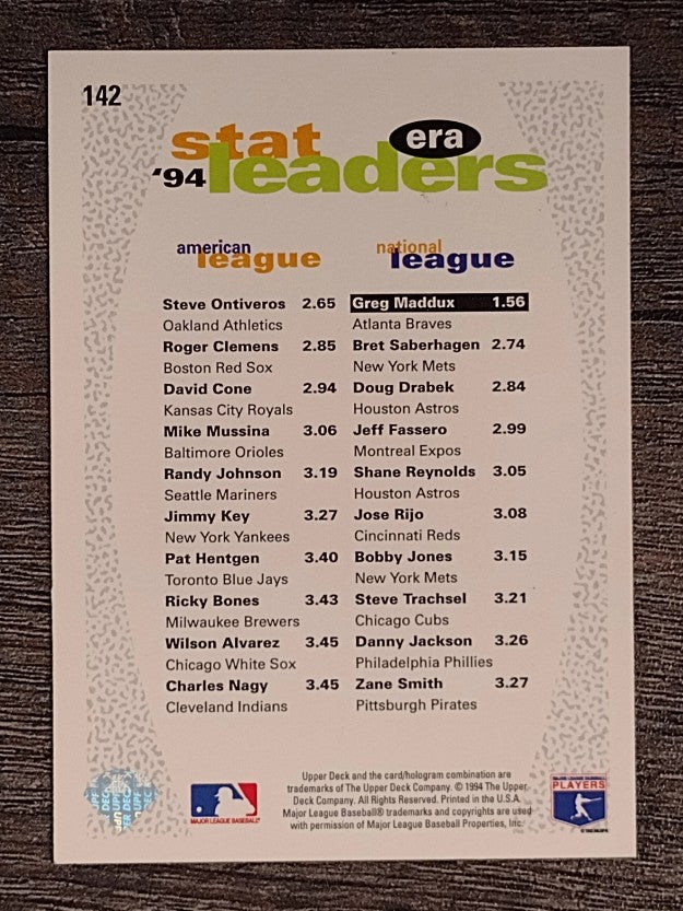 1995 Collector's Choice SE #142 Greg Maddux STL