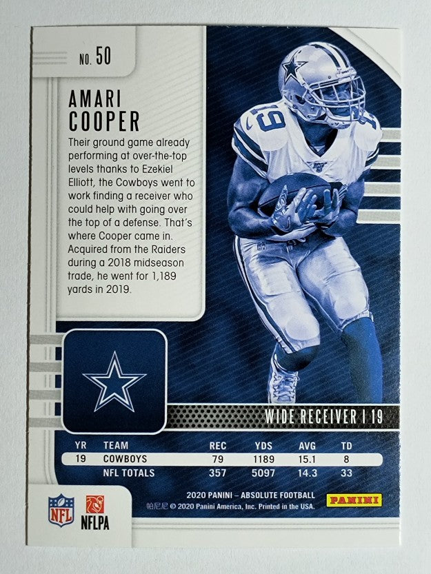 2020 Absolute Red #50 Amari Cooper