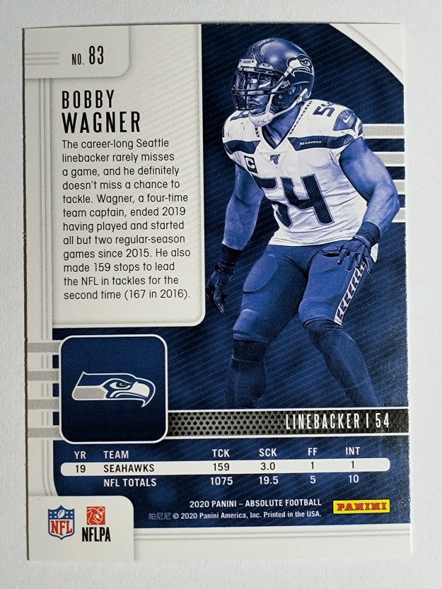 2020 Absolute Red #83 Bobby Wagner