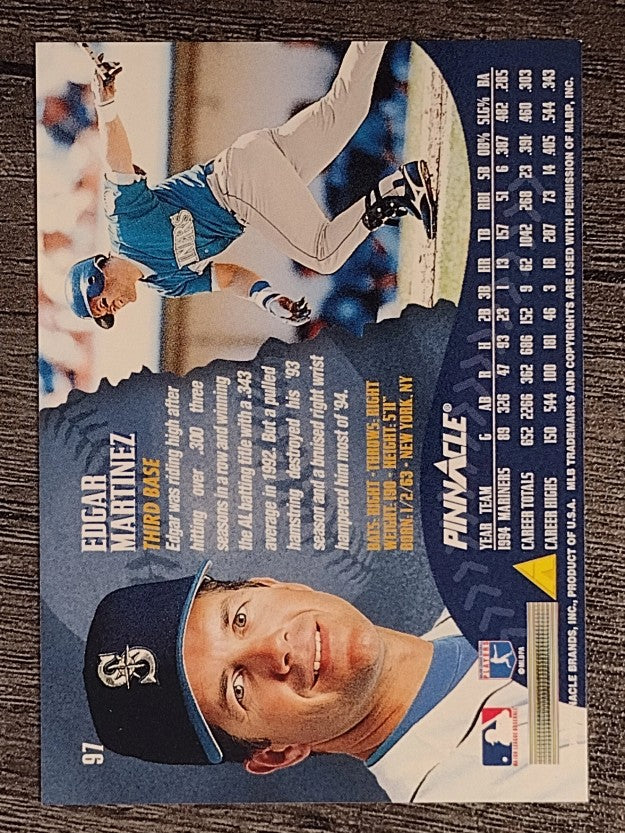1995 Pinnacle #97 Edgar Martinez
