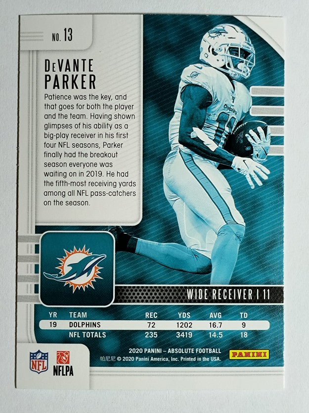 2020 Absolute Red #13 DeVante Parker
