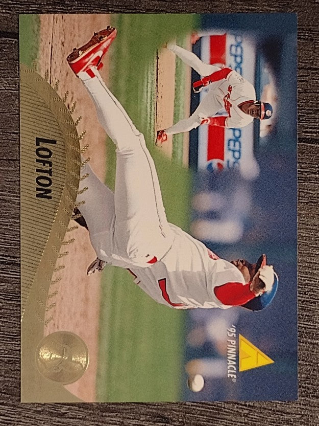 1995 Pinnacle #189 Kenny Lofton