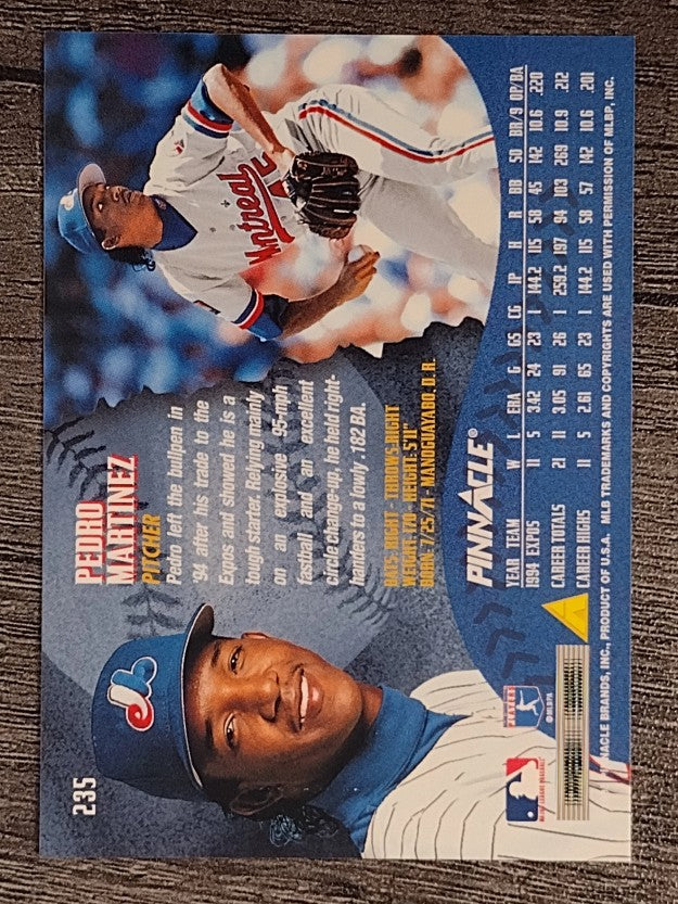 1995 Pinnacle #235 Pedro Martinez