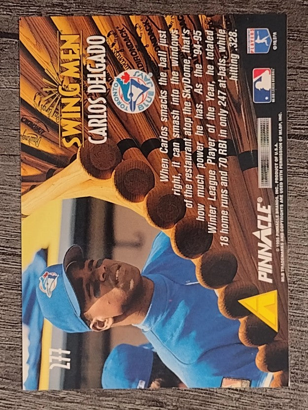 1995 Pinnacle #277 Carlos Delgado SM