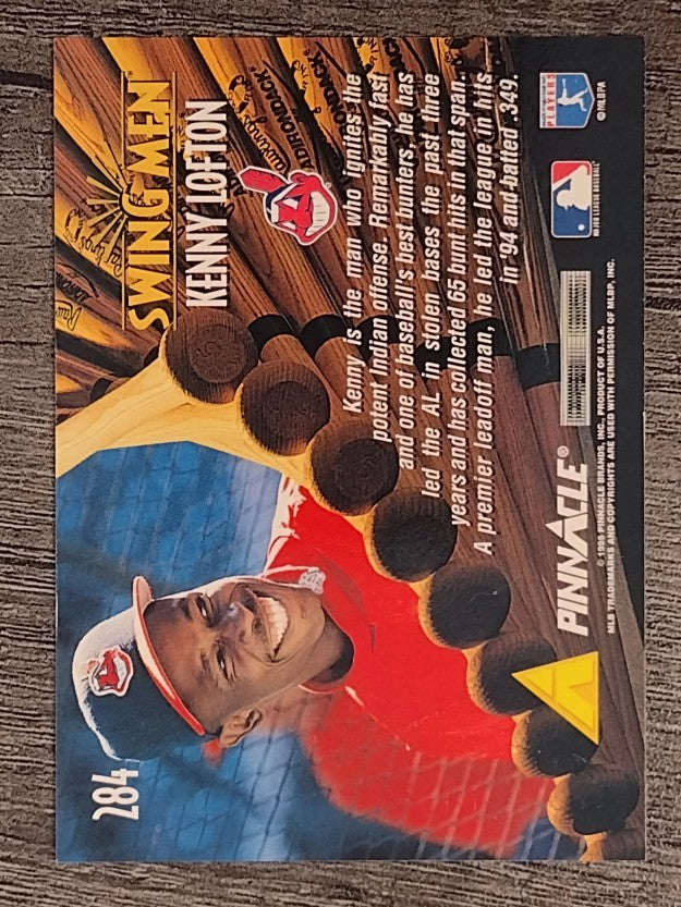 1995 Pinnacle #284 Kenny Lofton SM