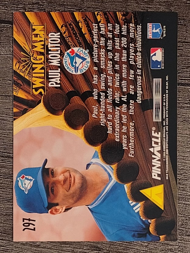 1995 Pinnacle #297 Paul Molitor SM