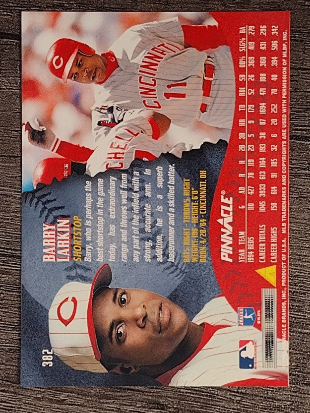 1995 Pinnacle #382 Barry Larkin