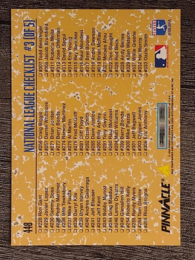 1995 Pinnacle #448 Mike Piazza CL