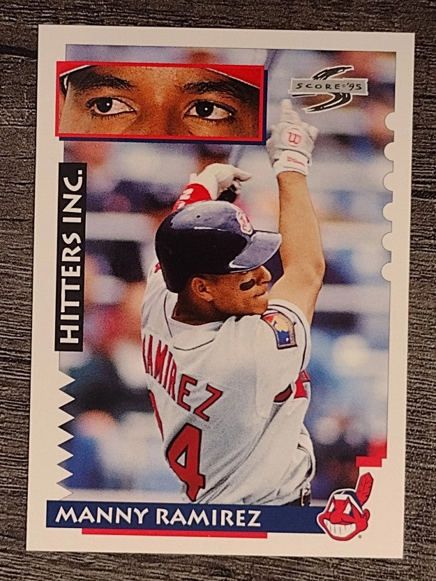 1995 Score #568 Manny Ramirez HIT