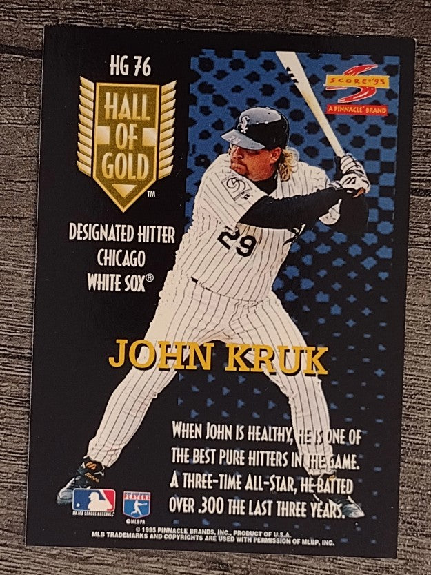 1995 Score Hall of Gold You Trade Em #HG76T John Kruk