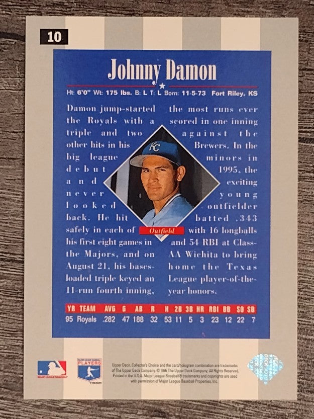 1996 Collector's Choice #10 Johnny Damon