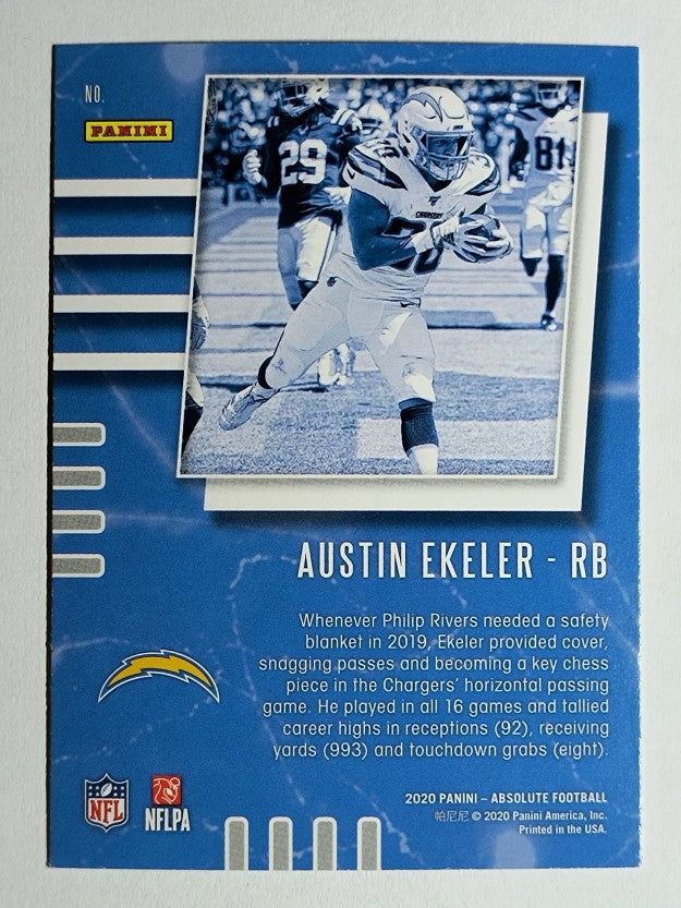 2020 Absolute Red Zone #20 Austin Ekeler