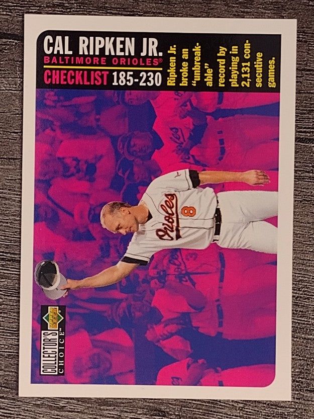 1996 Collector's Choice #362 Cal Ripken CL