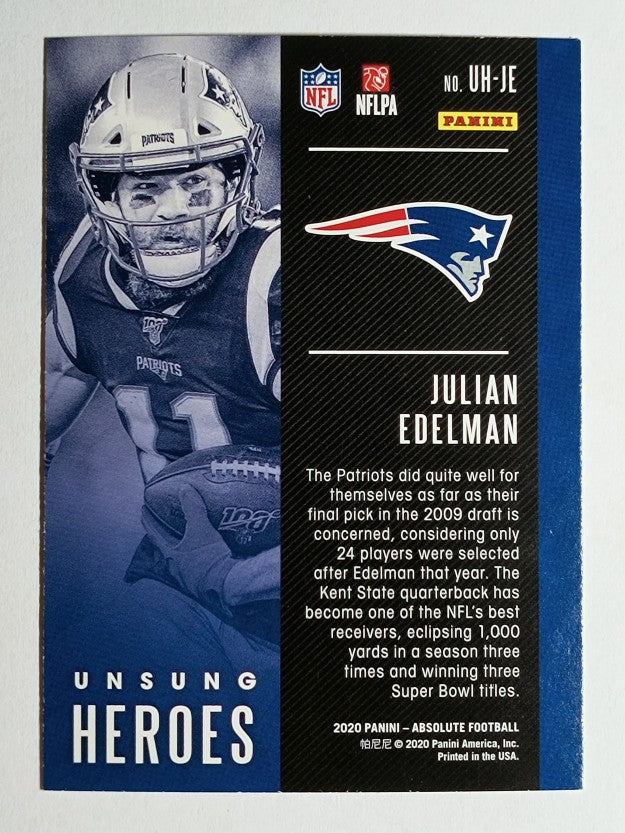 2020 Absolute Unsung Heroes #8 Julian Edelman
