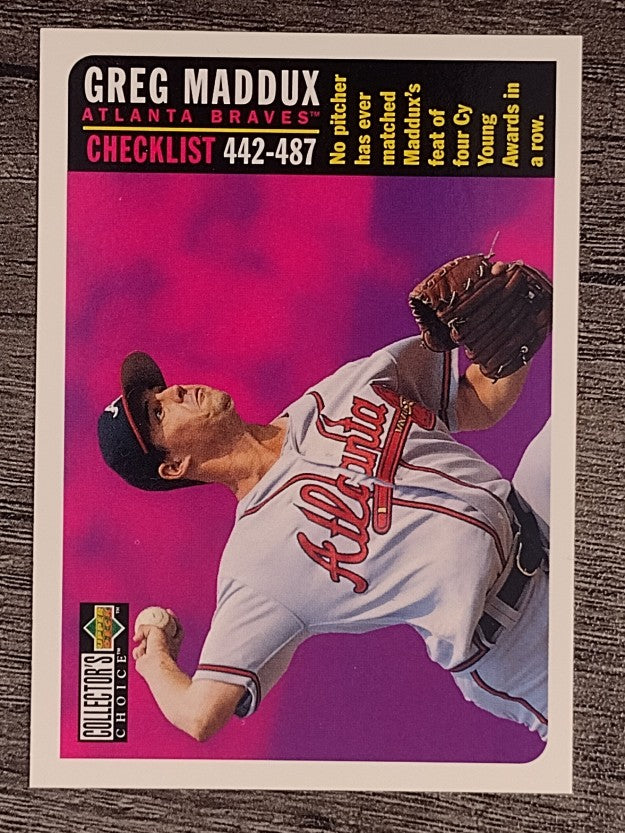 1996 Collector's Choice #754 Greg Maddux CL