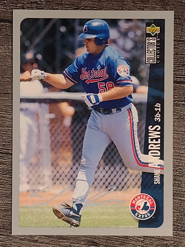 1996 Collector's Choice Silver Signature #208 Shane Andrews