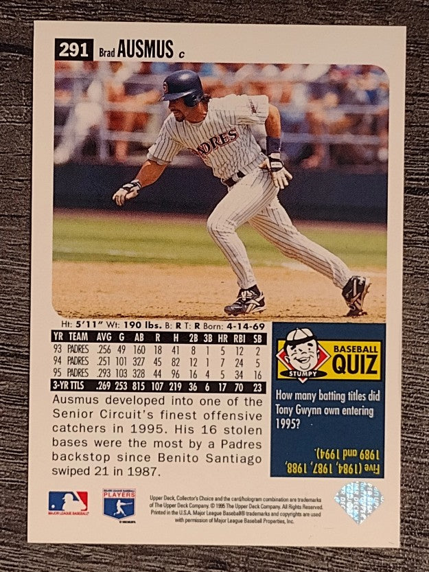 1996 Collector's Choice Silver Signature #291 Brad Ausmus