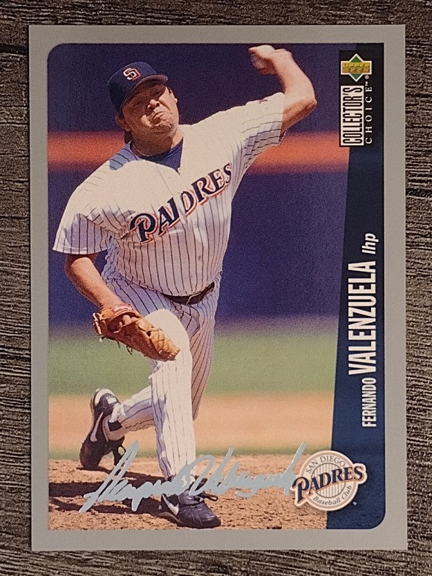 1996 Collector's Choice Silver Signature #299 Fernando Valenzuela